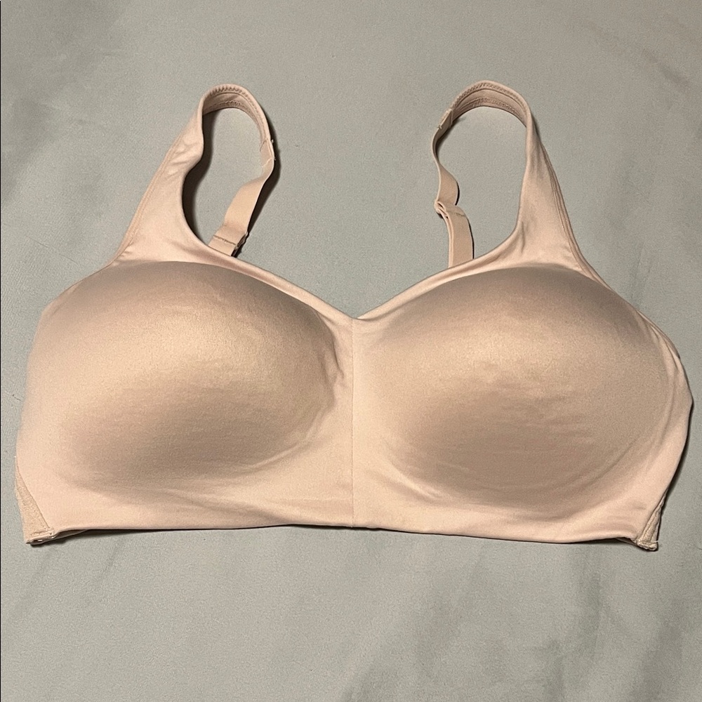 Vanity Fair Light Beige Cream Bra XL 72206 RN16345 Daily Comfort Good Condition